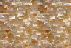 Golden Mother Of Pearl Large Brick