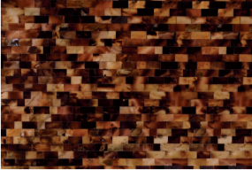 Brown Mother Of Pearl Large Brick