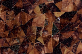 Brown Mother Of Pearl 3D Brick