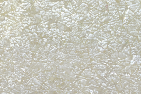White Mother Of Pearl Snow 3D Brick
